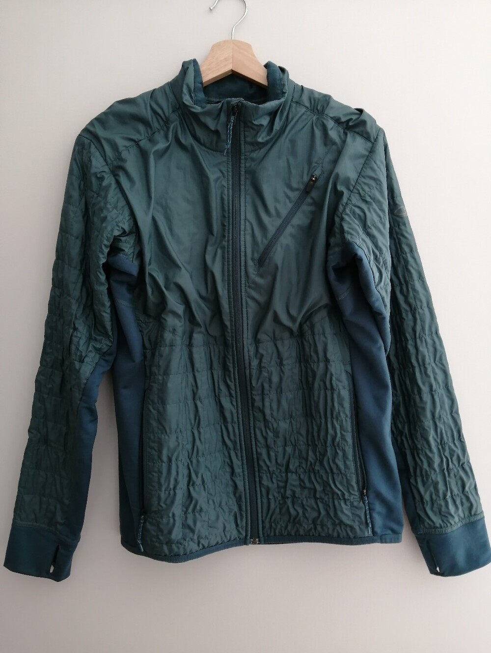 Icebreaker Men's MerinoLoft Helix Quilted Jacket Deep Teal Medium